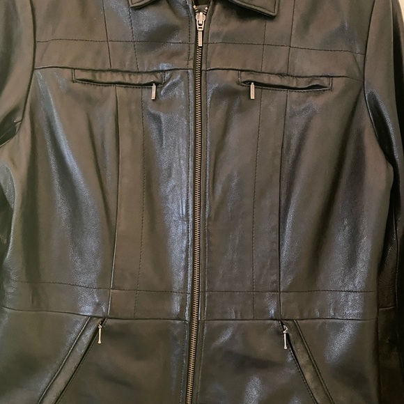 ALFANI Woman’s Leather Jacket - Picture 9 of 9